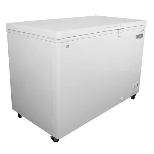 KELVINATOR KCCF140WH chest freezer with 14 cubic feet capacity and sealed cabinet interior
