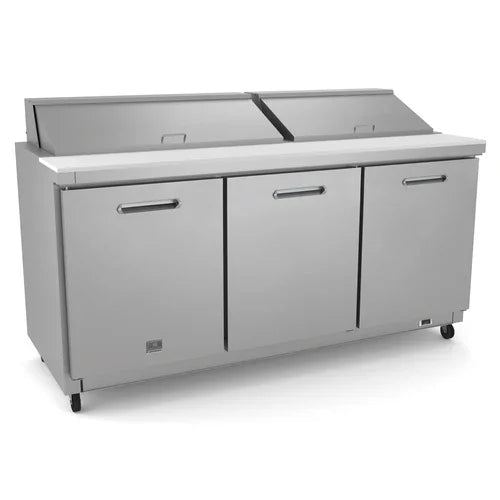 KELVINATOR KCHST70.18 Refrigerated Sandwich Salad Prep Table Three-Section 71-11/16 in W