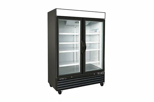 Kool-It KGF-48 Freezer Merchandiser with Two Sections and 48 cu-ft Capacity