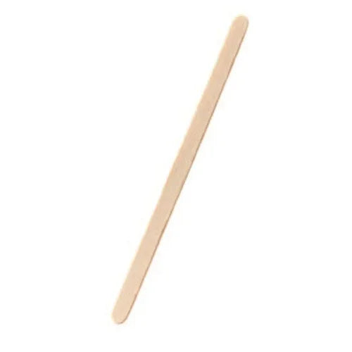 Leone Q1025 Coffee Stirrer 4-1/3 in Birch Wood Single Wrap