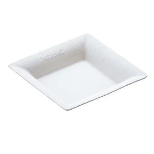 Leone Q2035 Disposable Finger Food Plate 2-5/9 in Square Bio Design