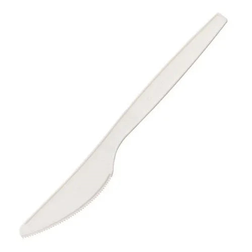 Leone Q2040.S Disposable Dinner Knife 6-2/7 in L Biodegradable Compostable