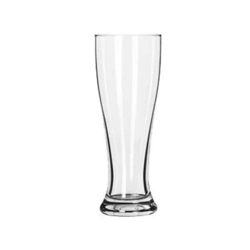 LIBBEY 1604 Pilsner Glass 16 oz Safedge Rim Guarantee Dimensions Included