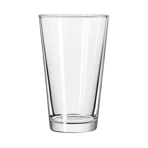 LIBBEY 1639HT Mixing Glass 16 oz Heavy Weight Heat Treated DuraTuff Restaurant Basics
