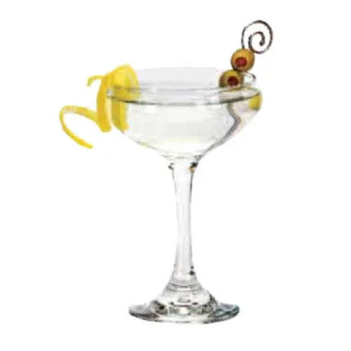 LIBBEY 3055 Coupe Cocktail Glass 8-1/2 oz Safedge Rim Foot Guarantee Perception