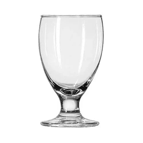 LIBBEY 3712 Banquet Goblet Glass 10-1/2 oz SafedgeÂ® rim and foot guarantee