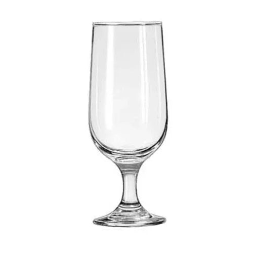 LIBBEY 3730 Beer Glass 14 oz. Safedge Rim and Foot Guarantee Clear Glass