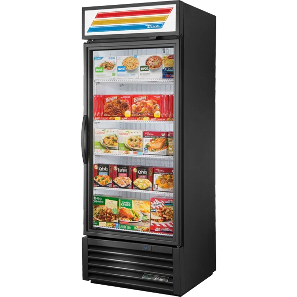 True GDM-26F-HST-HC~TSL01 | 30" 1-Glass Door Merchandising Freezer  Bottom Mounted  23.5 cu. ft.