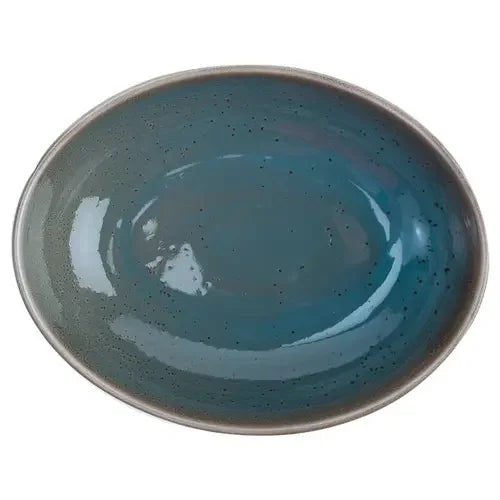Oneida F1493020788 | Terra Verde | Bowl 10-1/2" Oval Round Porcelain Dusk
