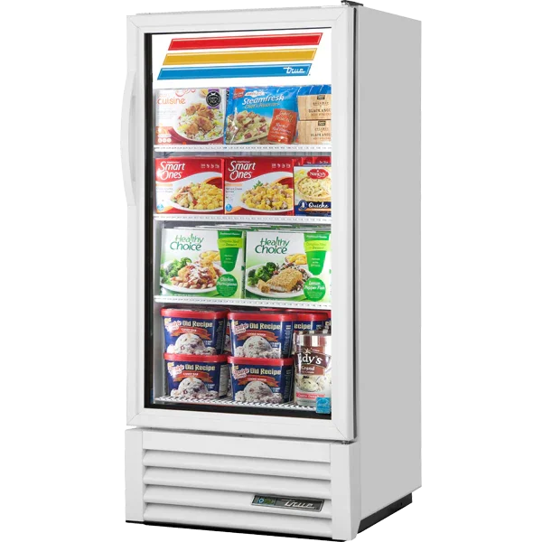 TRUE 25" 1-Glass Door Merchandising Freezer, Bottom Mounted, 8.48 cu. ft. | GDM-10F-HC~TSL01