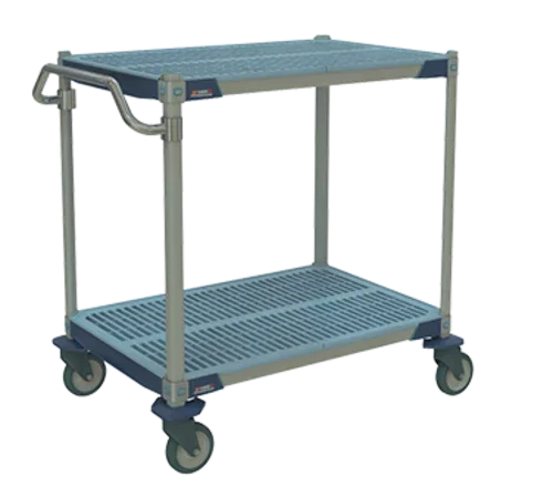 METRO MXUC2436G-25 Utility Cart with Two Shelves and Open Base