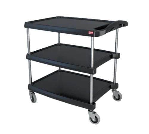 METRO MY2030-34BL Utility Cart with Three Shelves and Open Base