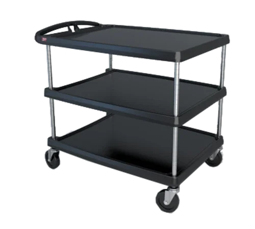 METRO MY2636-35BL Utility Cart with Three Shelves and Open Base