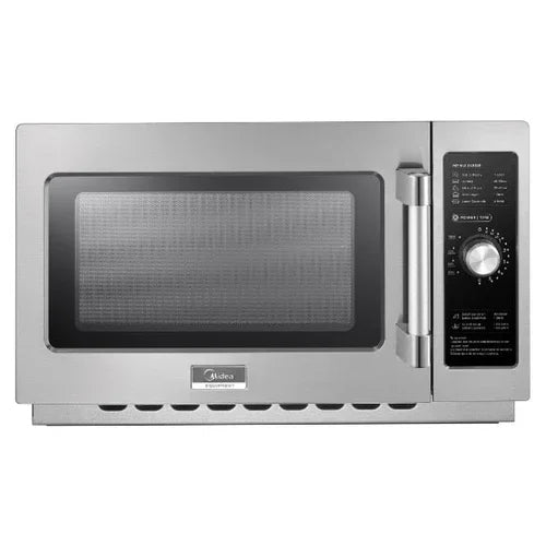 MIDEA 1034N0A commercial microwave oven with 1.2 cu ft capacity and 1000 watts