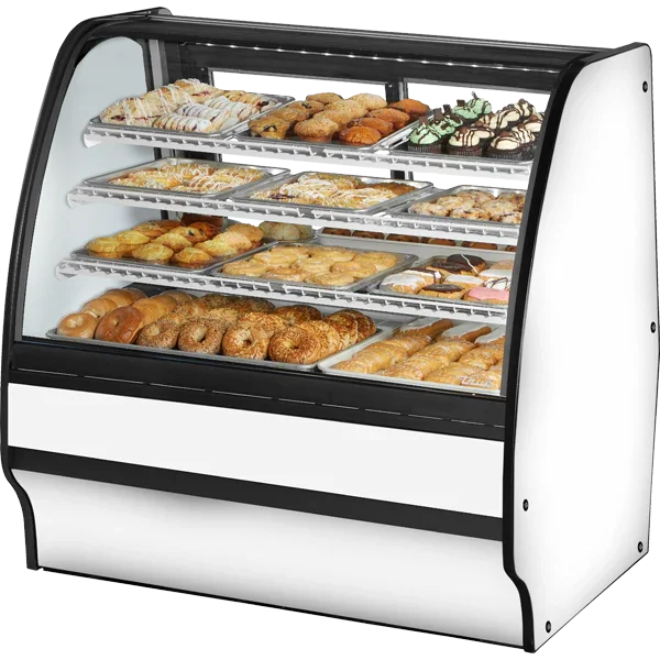 True TGM-DC-48-SC/SC-W-W | 48" Dry Glass Merchandiser Display Case