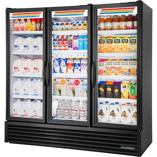 True FLM-81~TSL01 | 81" Full Length Refrigerated Merchandiser | Bottom Mounted | 66.23 cu. ft.