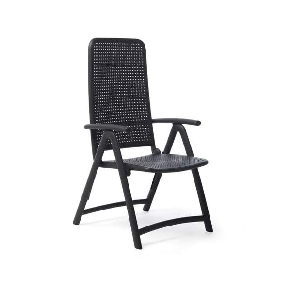 Nardi Darsena Foldable Reclining Anthracite Arm Chair