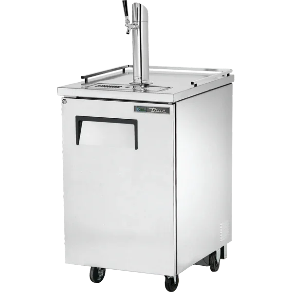 True TDD-1-S-HC | 24" Direct Draw Beer Dispenser  1 Tap  Solid Swing Door  8.3 cu. ft.