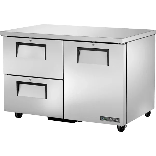 True TUC-48D-2-HC | 28" 1-Door 2-Drawer Undercounter Refrigerator  14 cu. ft.