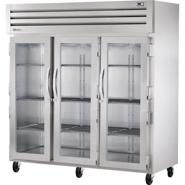 True STG3R-3G-HC | SPEC SERIES® | 78" 3-Glass Door Reach-In Refrigerator  74.8 cu. ft.