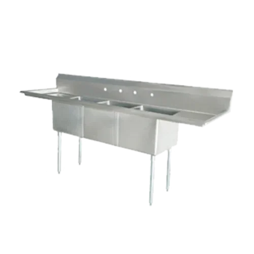 Omcan 25261 Pot Sink 24"x24"x14" Bowls