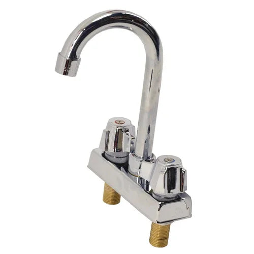 Omcan 39788 Faucet 4" Center, 9" Spout