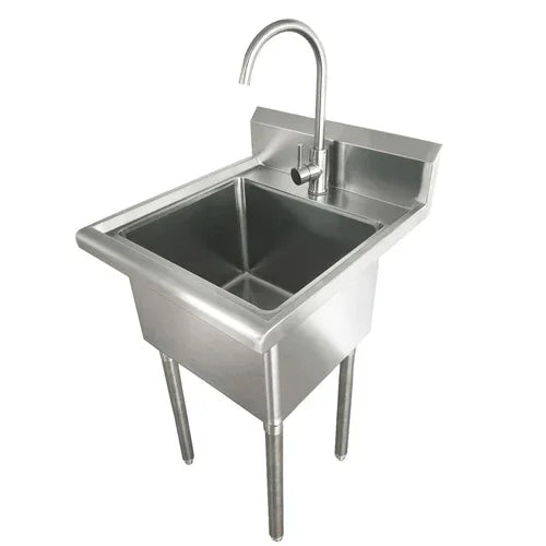 Omcan 44593 Laundry Sink 24"x21"x13"