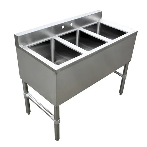 Omcan 44601 Under Bar Sink 10"x14" Compartments