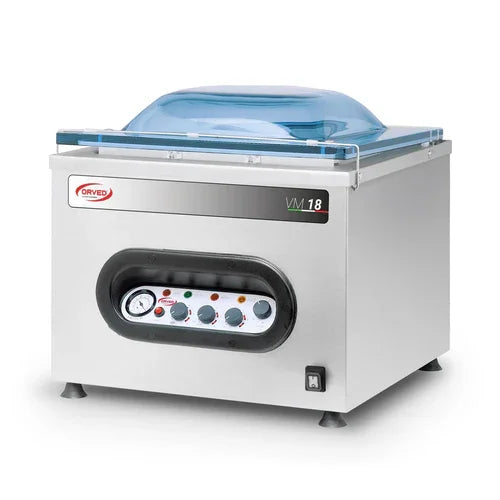 ORVED VM18 1B Vacuum Sealer for Countertop Use, Single Chamber Design