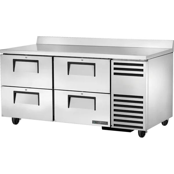 True TWT-67D-4-HC | 67" 4-Drawer Deep Work Top Refrigerator  20.6 cu. ft.