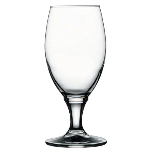 Pasabache PG440032 Pasabahce Cheers Beer Goblet Glass, 13 oz. (385ml), 7 in H, (3-1/4 in T 2-1/2 in