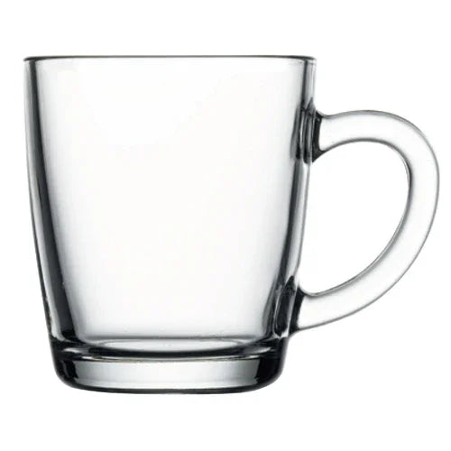 Pasabache PG55531 Pasabahce Mug, 11-1/2 oz. (340ml), 4 in H, (3-1/2 in T 2-1/2 in B), fully temper