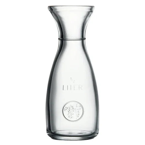 Pasabache PG80113 Pasabahce Bacchus Carafe, 17 oz. (500ml), 8-1/2 in H, (3 in T 3-1/2 in B), clear