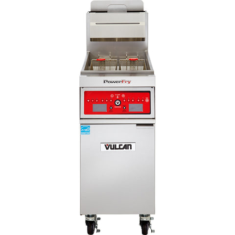 Vulcan VFRY18F V Series Heavy Duty Range Match Fryer with filter, gas, 18 in , 45-50 lb. fat ca