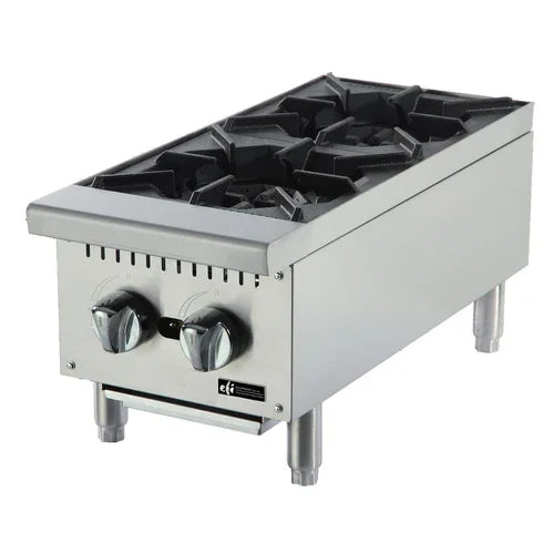 EFI RCTHP-12-2N | Versa Heat | Hotplate natural gas countertop 12 inch 2 burners