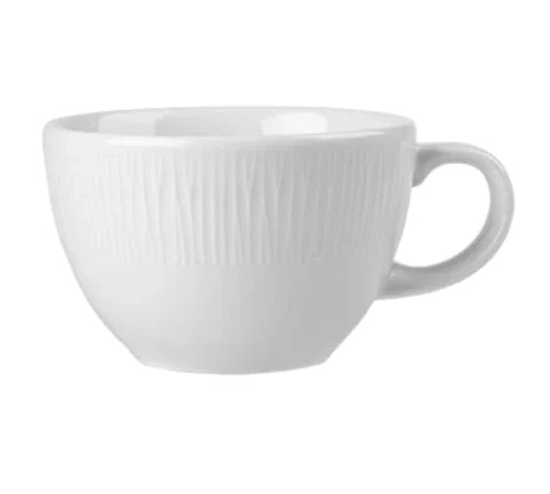 Churchill WHBALT8 1 Tea Cup 8 oz with Embossed Rim and C-Handle