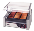 Apw HRS-50S X*PERT HotRodr Hot Dog Grill, (10) slanted Tru-Turn rollers, infinite controls,