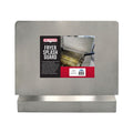 Chef Master 90059 Fryer Splash Guard, 22 in W x 20-5/8 in H, universal design, stainless steel (mu