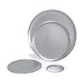 Browne 575308 Pizza Plate, 8 in  dia., round, solid, coupe, 1.0 mm thickness, 18 gauge, alumin