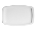 Continental 50CCPWD079 Platter, 12 in , rectangular, narrow rim, rolled edge, scratch resistant, oven &