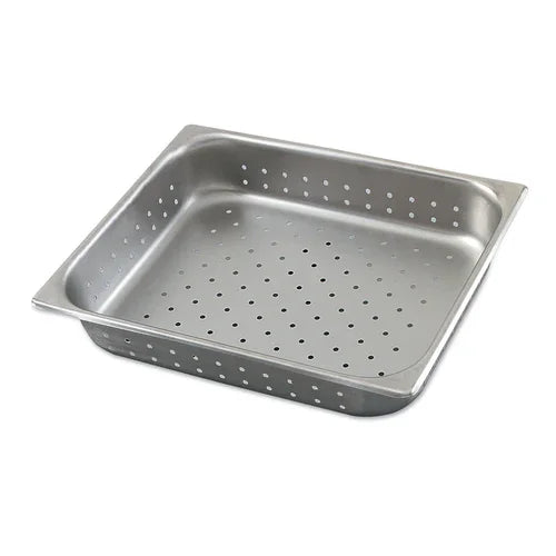 Browne 21216 Steam Table Pan, 1/2 size, 10.6 qt., 12-3/4 in L x 10-3/8 in W x 6 in  deep, per