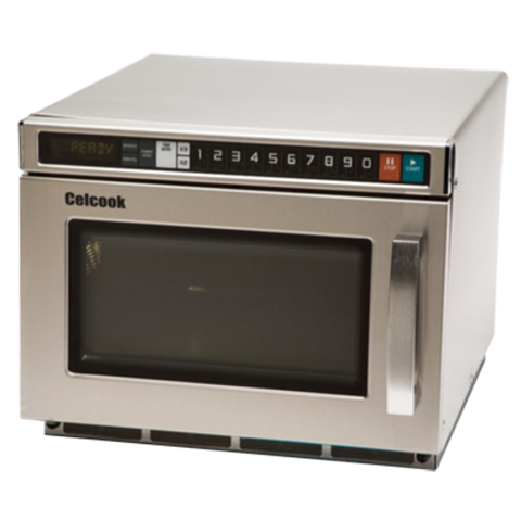 Celcook CCM1200 Compact Microwave Oven, 1200 watts, 0.6 cu. ft. capacity, stackable, (11) power