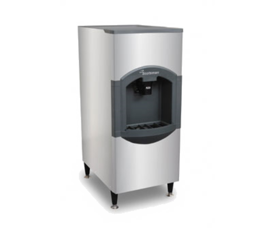 Scotsman HD22B-1 iceValetr Hotel/Motel Ice Dispenser, floor model, push dispensing, 120 lb applic