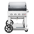 Crown Verity CV-MCB-30WGP Mobile Outdoor Charbroiler, LP gas, 28 in  x 21 in  grill area, 4 burners, 304 s