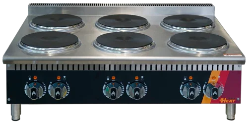 EFI HHP36-6B-ELC | Versa Heat | Electric Hotplate 36 in 6 Round Plates