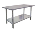 Omcan 22068 (22068) Standard Work Table, 72 in W x 24 in D x 34 in H, 18/430 stainless steel