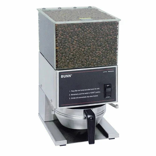 BUNN-O-MATIC 20580.6000 Low Profile Grinder with 6 lbs Hopper Capacity