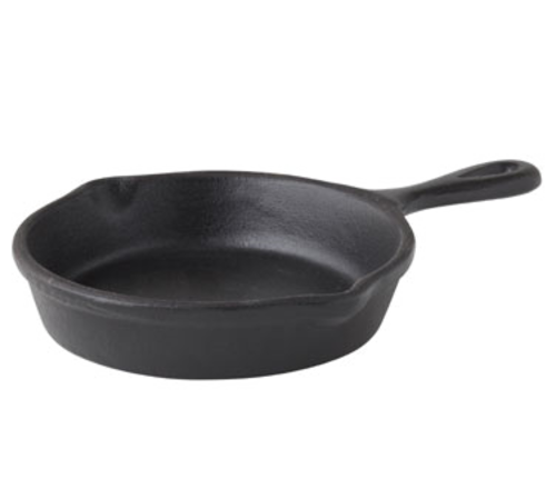 Tableware Solutions MH1406 Pan, 4-1/2 oz., 4 in  dia., round, cast iron, Creative Table