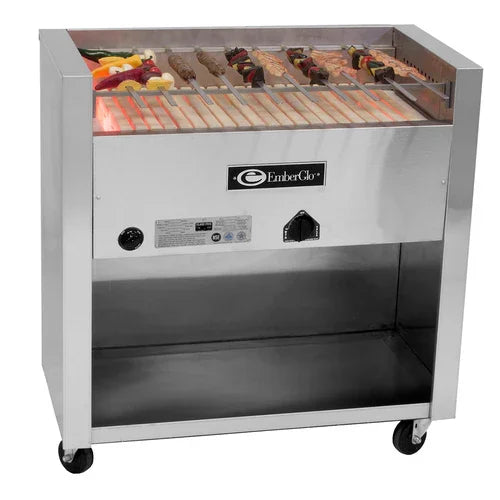 EMBERGLO 25WF-KABOB-NAT-5010604 Kabob Charbroiler Natural Gas Floor Model