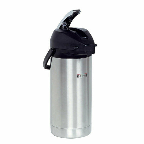 Bunn-O-Matic 36725.0000 36725.0000 Airpot, 3.8 liter (128 oz.), lever-action, stainless steel liner, 1-p